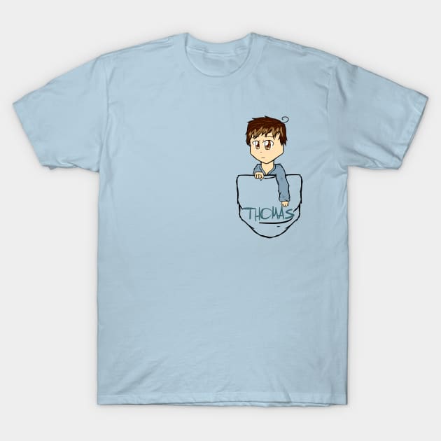 Pocket Thomas - The Maze Runner T-Shirt by oh_shoot_arts